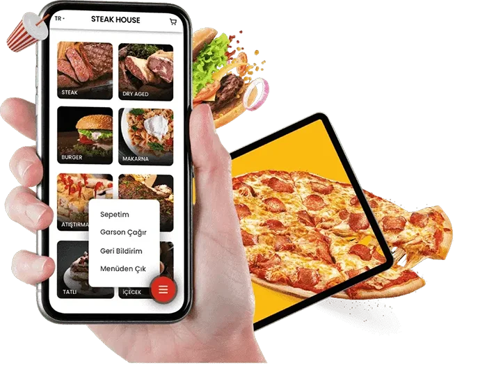 Menulux POS Sistemi - Dijital Menü - Tablet ve QR Menü